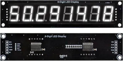Produktbild von LED-Segmentanzeige, 8 Stellen, 74HC595, 0,56" - 5 Farben Farbe: Weiß