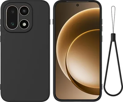 Produktbild von Mobigear Rubber Touch  OnePlus 15 Silikon Hülle Backcover - Schwarz
