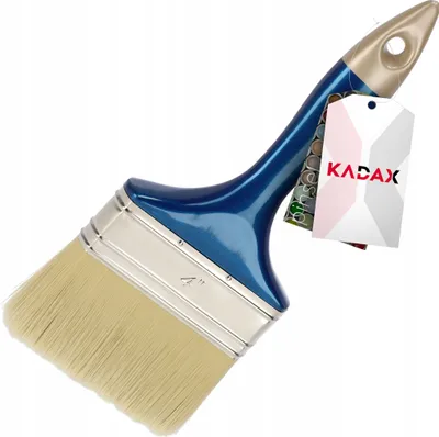 Obrázek produktu pro KADAX Jednoduchý štětec "Ambler", z plastu, plochý štětec s pohodlnou rukojetí, štětec, 4"