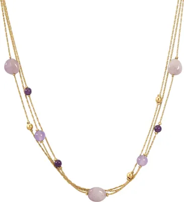 Produktbild von Eastside Halskette Edelstahl Amethyst 50050135