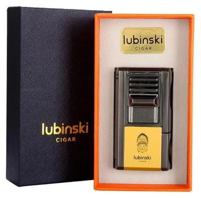 Obrázok produktu pre Zapaľovač cigár, multifunkčný nástroj, elegantný dizajn, zlatý