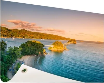 Produktbild von Gartenposter - 120x80 cm - Karibische Brücke  - Modernes Wandbilder