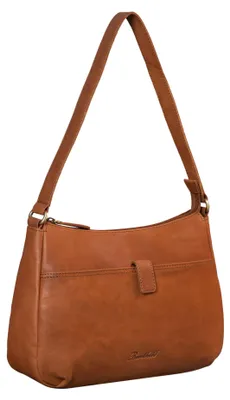 Produktbild von Benthill Handtasche Damen Leder - Damentasche aus Rindsleder - Echt Leder Schultertasche mit Reißverschluss - Vintage Umhängetasche