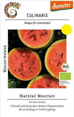 Artikelbild 2 von 'BIO Wassermelone Blacktail Mountain' aus der Kategorie Wassermelonensamen