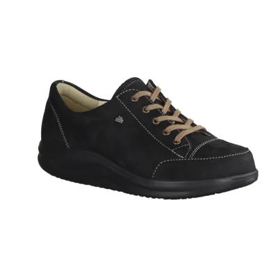 Produktbild von Finn Comfort Ikebukuro Damenschuhe, Schnürer bequem, Leder, Schwarz - Passformübersicht Finn comfort Marken Finn Comfort Finnamic, Schwarz, leder (rodeobuk)
