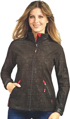 Produktbild von Toptex Damen Softshell Jacke Wasser- & Winddicht Atmungsaktiv Sport Schwarz L