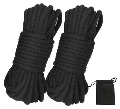 Imagen del producto de Solidchoice - Cuerda de algodón multifuncional, 10 metros, 8 mm (paquete de 2, color )