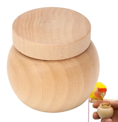 Imagen del producto de Comedero de madera para pájaros pequeños