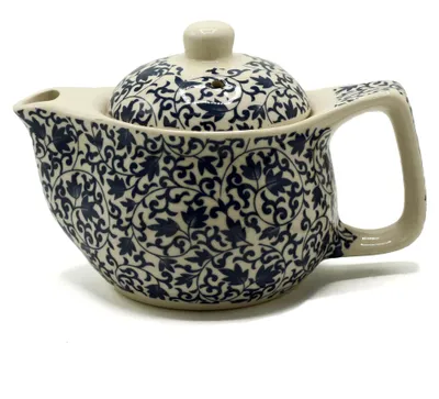 Image de Petite théière - Design bleu