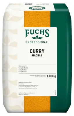 Obrázek produktu pro Fuchs Professional Curry Madras směs koření 1000g