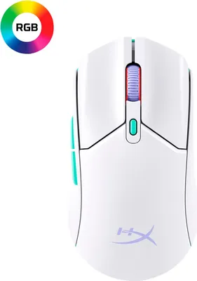 Productafbeelding van HyperX 8R2E7AA Pulsefire Haste Core 2, wit, draadloos