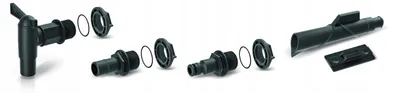 Image de Prosperplast accessoires pour tonneaux d'eau de pluie ICANSET 4 (robinet + raccords)