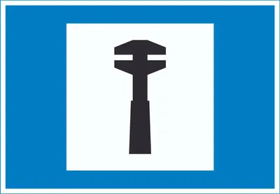 Produktbild von Pannenhilfe Symbol Schild A6 (105x148mm)