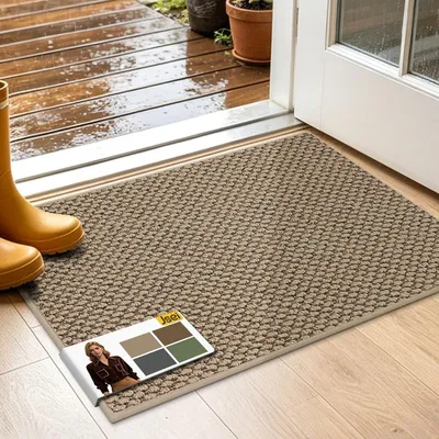 Image de Paillasson intérieur, avec dos en caoutchouc antidérapant, 50 x 80 cm, tapis de protection pour l'entrée