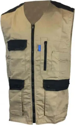 Immagine prodotto di CEPOVETT Gilet da lavoro leggero Kargo Pro - Beige e nero - Taglia 3