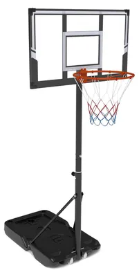 Obrázok produktu pre Nastaviteľný basketbalový stojan KOMFOTTEU, výška 147-352 cm, basketbalová zostava s robustnou doskou a plniteľnou základňou, prenosný basketbalový kôš so stojanom pre mládež a dospelých