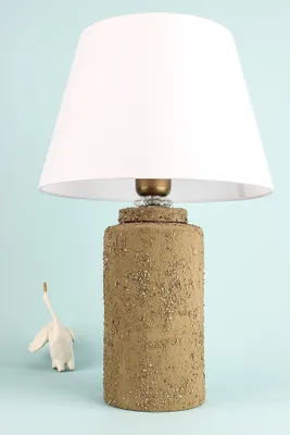 Obrázok produktu pre Opviq, YL703, stolová lampa, béžová, keramické telo, 30 x 30 x 45 cm