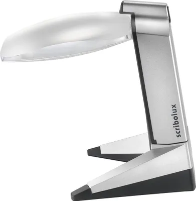 Produktbild von Eschenbach Standlupe Scribolux mit LED-Beleuchtung, 2,8X Vergrößerung