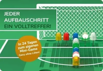 Produktbild von Franzis: Adventskalender Elektronik-Fußball 67333-6