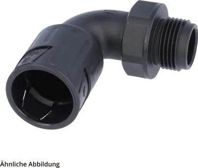Immagine prodotto di FLEXA RQLB1 90-M Raccordo rapido a 90 gradi con filettatura M20x1,5 per tubi con diametro esterno conico di 15,8 mm