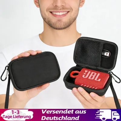 Produktbild von Schutzhüllen für JBL Go 2 – EVA & TPU Gehäuse für Bluetooth Lautsprecher, Robuster Schutz und Praktische Handschlaufen