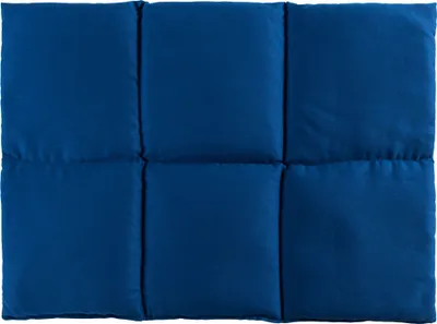Produktbild von Kirschkernkissen groß 6-Kammer 40x30cm - Bio Stoff enzianblau - Wärmekissen Körnerkissen