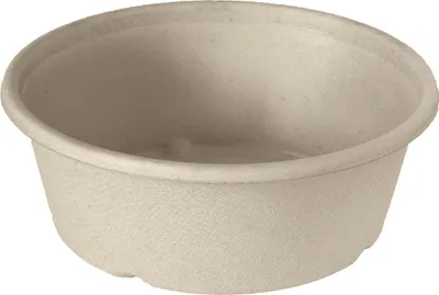 Produktbild von Duni Salatschale Bagasse 1200 ml rund 40 Stück Pappschale Bowl Einwegschale