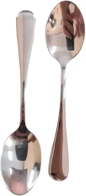 Imagen del producto de Juego de cucharas de acero inoxidable, 8 unidades, 14 cm, cucharas para café, ideales para la cocina