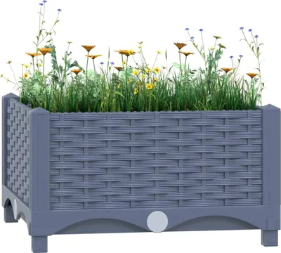 Produktbild von Hochbeet 40x40x23 cm Polypropylen , Gabionen Design 2024