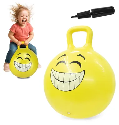 Produktbild von Jamara Hüpfball Smile gelb 450mm 1+