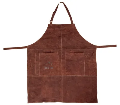 Obrázek produktu pro kožená zástěra 77 x 66 cm – bílá ohnivá