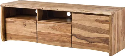 Produktbild von MASSIVMOEBEL24 TV-Board Sheesham 178x48x58 natur lackiert / sandgestrahlt PURE SHEESHAM #123
