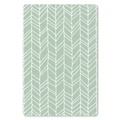 Produktbild von MuchoWow® Mauspad Mousepad Grün - Weiß - Muster 18x27 cm - Mousepads - Maus Mat - Pad - Mausunterlage
