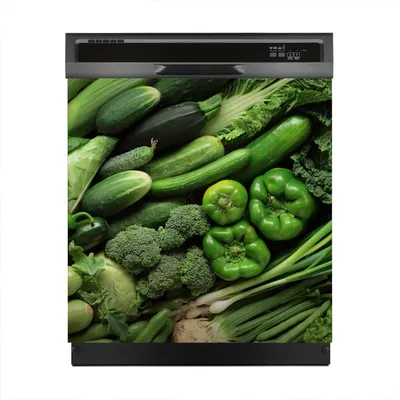 Produktbild von Aufkleber sticker 60x60 cm Dekorative folie Spülmaschine - Gemüse Farbige