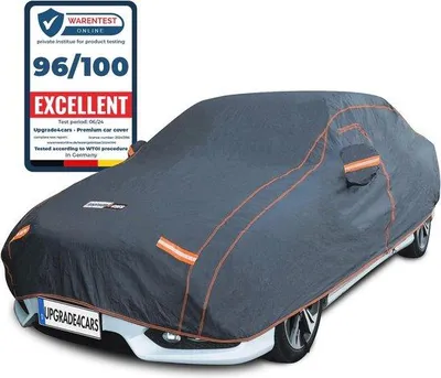 Productafbeelding van Famanu autodekzeil voor SUV's - Ademend en waterdicht, universele maat M (432 x 185 x 145 cm)