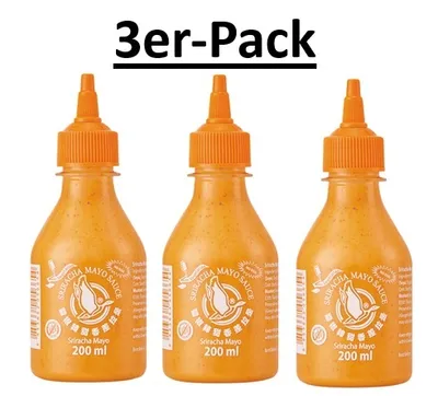 Produktbild von 3er-Pack Flying Goose Sriracha Mayo Mayonnaise 200ml