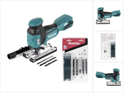 Produktbild von Makita DJV 181 Z Akku Pendelhubstichsäge 18V Brushless Solo + 17x Sägeblatt - ohne Akku, ohne Ladegerät