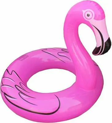Produktbild von Aufblasbarer Schwimmring Rosa Flamingo 95 cm