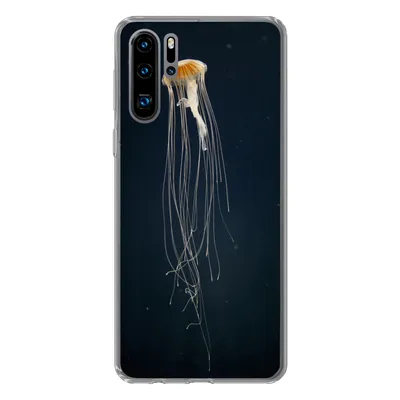Produktbild von MuchoWow® Handyhülle Schutzhülle Hülle für Huawei P30 Pro Qualle - Meerestier - Tentakel Silikon Softcase Handy Hülle - Schutzdeckel