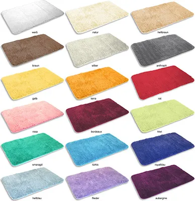 Produktbild von Mikrofaser-Badematte 50 x 80 cm,  Weiss 50x80cm