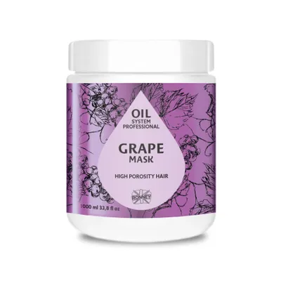Produktbild von Ronney Professional Oil System Maske für Haare mit hoher Porosität mit Traubenöl 1000 ml