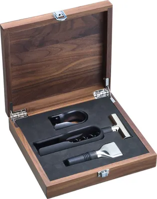Produktbild von WMF 0662856040, Metall, Kunststoff, Holz, Schwarz, Walnuss