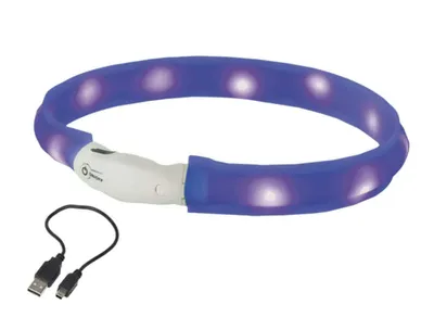 Produktbild von Nobby LED Leuchtband breit "VISIBLE" blau; M: 25 mm; 55 cm