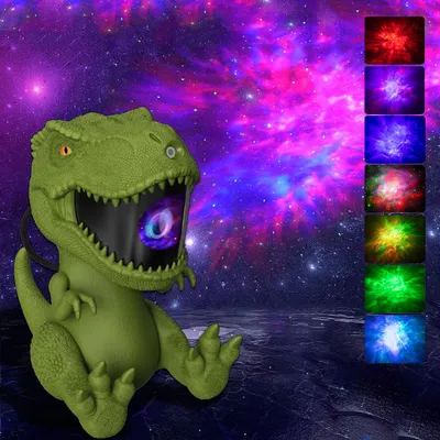 Produktbild von Dinosaurier LED Sternenhimmel Projektor Galaxis Lampe Sternenprojektor Kinder Nachtlicht mit Fernbedienung