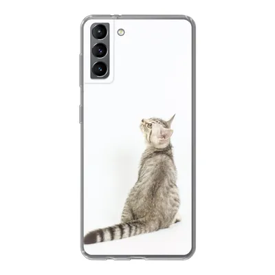 Produktbild von MuchoWow® Handyhülle Schutzhülle Hülle für Samsung Galaxy S21 Plus Katze - Haustiere - Fell Silikon Softcase Handy Hülle - Handy-Tasche