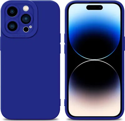 Immagine prodotto di Custodia Cadorabo per Apple iPhone 14 PRO custodia protettiva in TPU blu custodia in silicone custodia per telefono cellulare