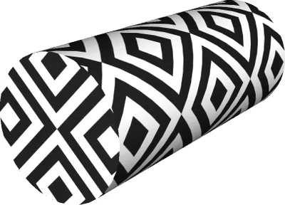 Zdjęcie produktu dla Bertoni termoelastyczna anatomiczna poduszka wałek, idealna dla zdrowia kręgosłupa, komfortu i designu DIAMOND - Ø15x40 cm