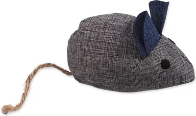Zdjęcie produktu dla Magic Cat Naturalna Zabawka mysz z kocimiętką szara 8cm