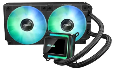 Obrázek produktu pro ASUS LC 240 ARGB, Kapalinový chladič typu vše v jednom, 12 cm, Černá