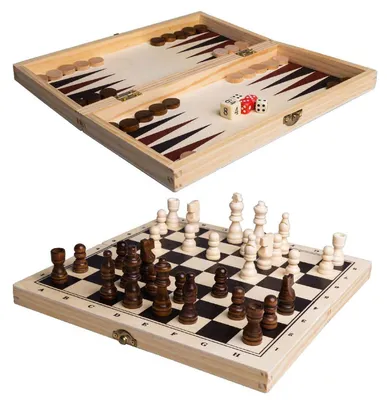 Image de Clown Games 3In1 Boîte de jeu en bois
